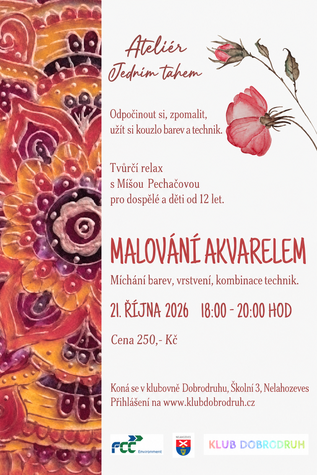 Ateliér Jedním tahem – Malování akvarelem